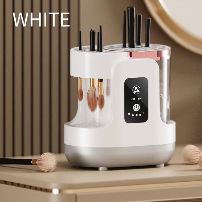 Automatic Electric Makeup Brush Cleaner with UV Sterilization & Fast Drying Rechargeable One-Touch Cleaning