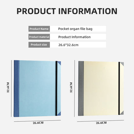 Pink Important Document Organizer Folder with 10 Manila Envelopes and Acid-Free Paper for Home Office Estate Planning and Aussie Travel