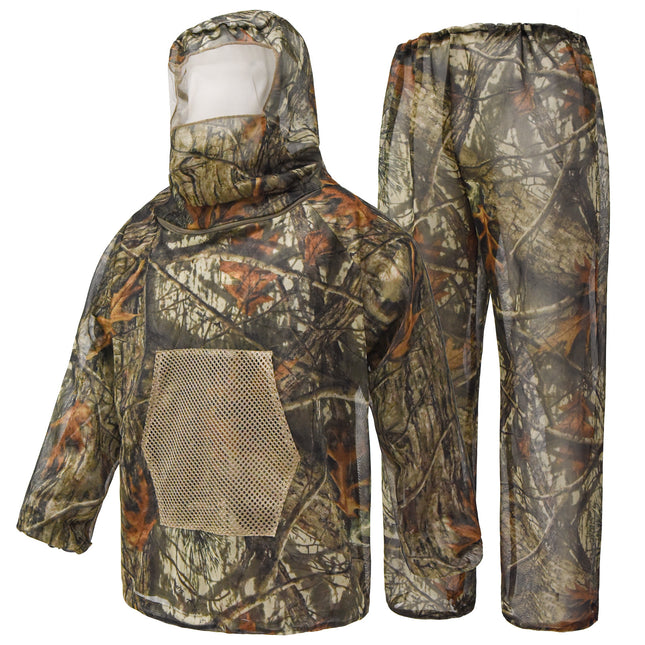 Legendary Ancient Tree Camouflage 2.0 Camouflage Mosquito Repellent Suit Ultra-Fine Mesh Hooded Ghillie