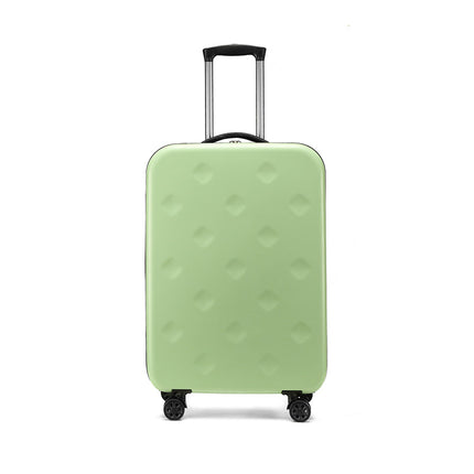 Green 20 Inch Foldable Carry-on Suitcase with 360 Spinner Wheels and Combination Lock, Lightweight Space Saving Hard Shell Luggage for Australian Travel
