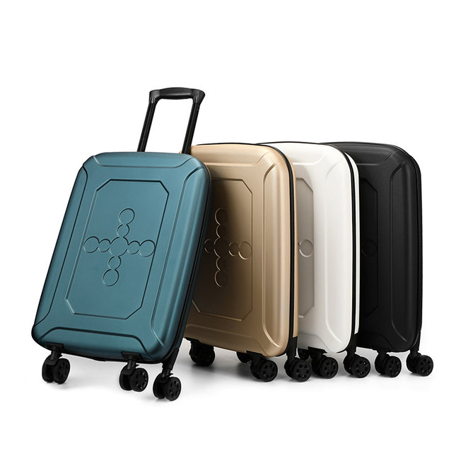 Rose gold 20 Inch Foldable Carry-on Suitcase Ultra Lightweight 2.1kg Hard Shell Luggage with 360 – product detail