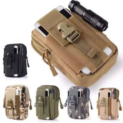 Black python pattern Tactical Molle Waist Bag Waterproof Phone Pouch for 6 inch Smartphones Compact Large Capacity Belt Loop Organizer for Local Outdoor Adventurers