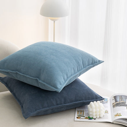 London fog Nordic Herringbone Chenille Pillowcases 2 Pack 45x45cm for Sofa and Bed Soft Decorative Cushion Covers No Inserts Included Local Standard Fit Home Styling