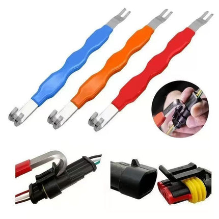 2 Pack Red Electrical Connector Separation Tool for Car Wire Harness Plug Removal and Repair
