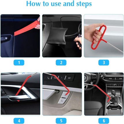 Comprehensive Car Dent Repair and Interior Removal Tool Set with High-Pressure Air Wedge Pumps for Professional Maintenance Efficient Repair Solution for Local Mechanics(L2)