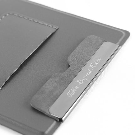 2-PCS Black Portable Foldable Phone Stand with Card Holder – Compact Desktop Mobile Phone Holder for Home, Office, and Travel Use