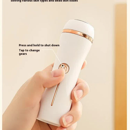 Electric Foot Callus Remover Rechargeable Pedicure Tool with 3 Grinding Heads Portable Dead Skin Exfoliator Peach Pink