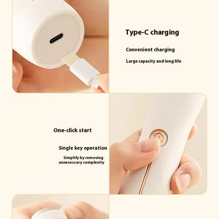 Electric Foot Callus Remover Rechargeable Pedicure Tool with 3 Grinding Heads Portable Dead Skin Exfoliator Peach Pink