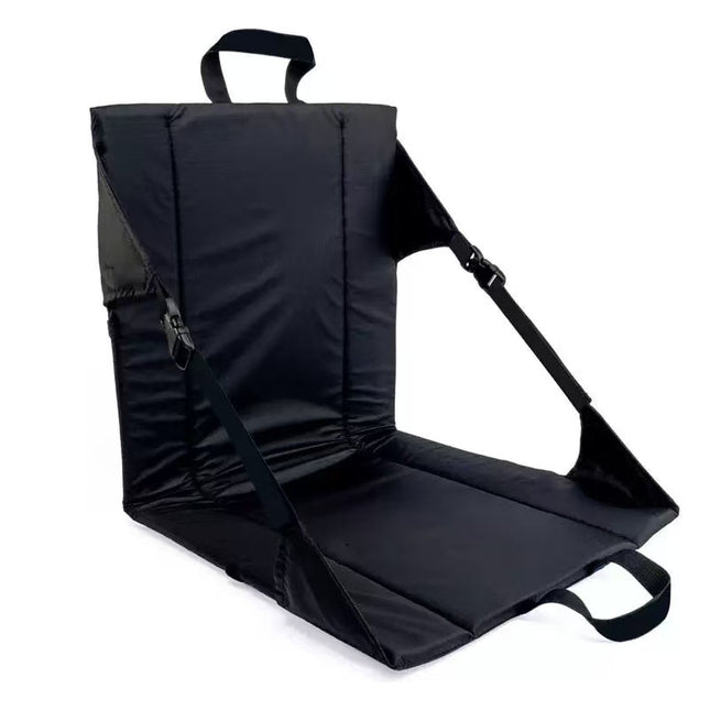 Portable Folding Stadium Seat Cushion with Back Support Lightweight Outdoor Chair for Camping Concerts