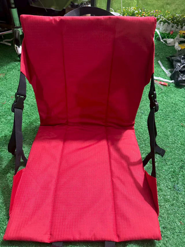 Portable Folding Stadium Seat Cushion with Back Support Lightweight Outdoor Chair for Camping Concerts