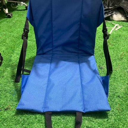 Portable Folding Stadium Seat Cushion with Back Support Lightweight Outdoor Chair for Camping Concerts Hiking Beach Bleachers Royal Blue
