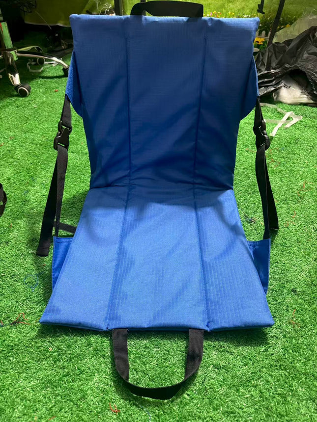Portable Folding Stadium Seat Cushion with Back Support Lightweight Outdoor Chair for Camping Concerts