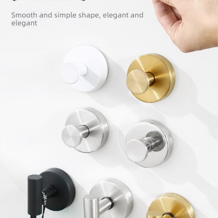 Stainless Steel Vacuum Suction Cup Hook Rack 3-Hook Gold Wall Mounted Towel Rail for Bathroom and Kitchen No Drilling Required