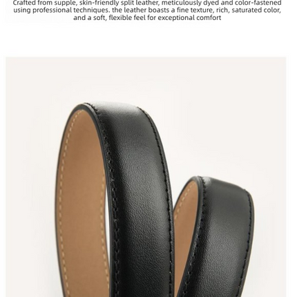 Womens Genuine Leather Belt White C-Shape Gold Buckle Waist Strap for Jeans & Dresses Classic Fashion Accessory