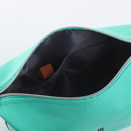 Womens Canvas Crossbody Bag Black Minimalist H-Letter Box Tote Wide Strap Shoulder Handbag for Travel & Work Large Capacity