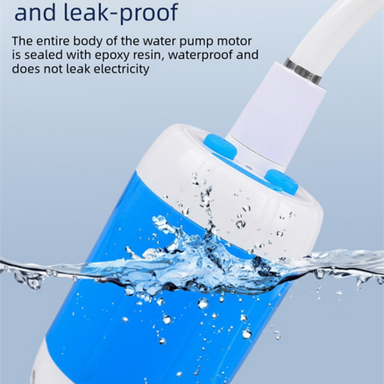 Portable Electric Outdoor Shower Kit Handheld Battery-Powered Shower Head Set for Camping, Dormitories, and Construction Sites