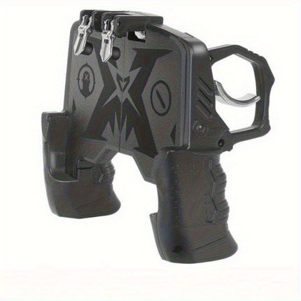 K21 Mobile Game Controller Gamepad L1 R1 Trigger Fire Buttons Ergonomic Grip for PUBG COD Mobile iOS Android Phone Black