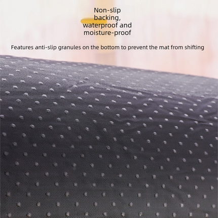 Thickened Pet Sofa Bed XXL Size 100x70cm Coffee Dog Mat with Integrated Pillow Soft Washable Sleeping Pad for Dogs and Cats All Season Comfort