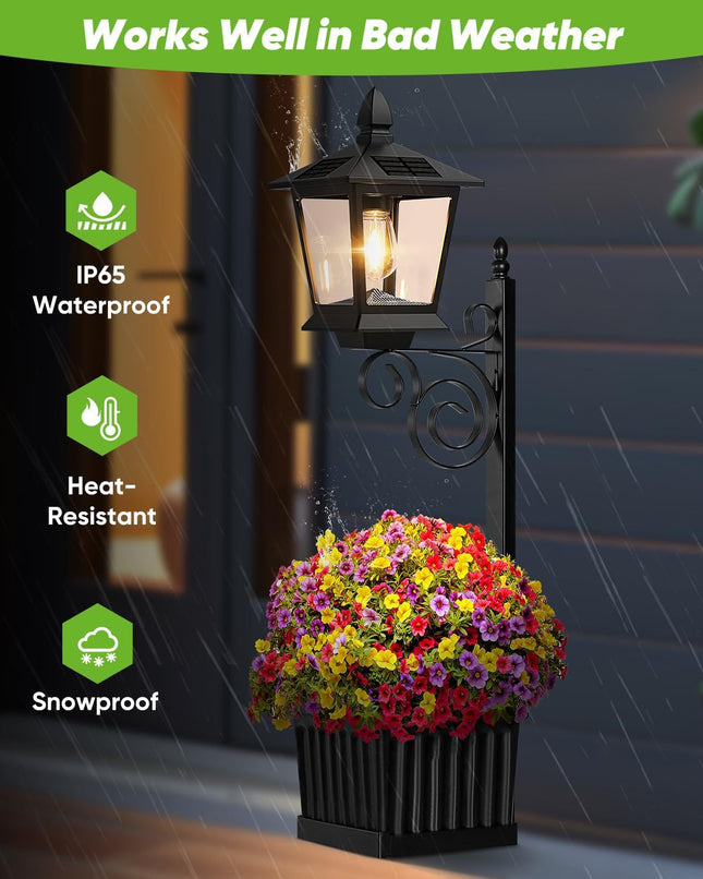 2-In-1 Solar Planter Light Outdoor (Small)