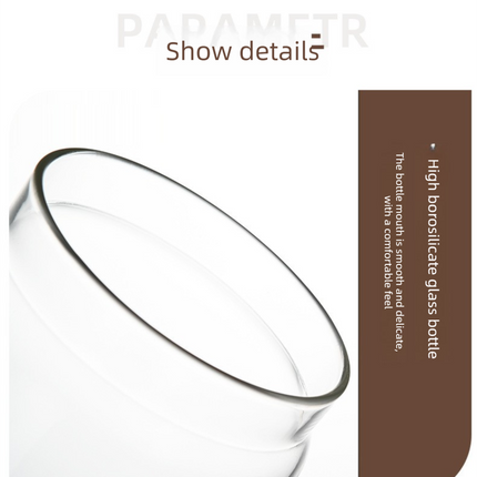 1200ml Large Vacuum Sealed Glass Canister - One-Press Airtight Food Storage Jar - High Borosilicate Coffee Bean Container & Pantry Organiser (Black Lid)