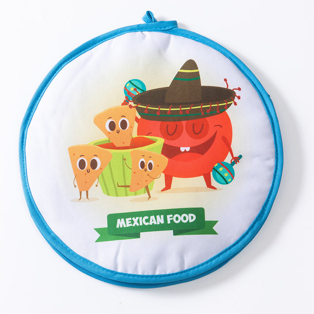 2-Pack 12-Inch Tortilla Warmer Pouch for Soft Tacos Pancakes & Potatoes (30x30cm Style 5)