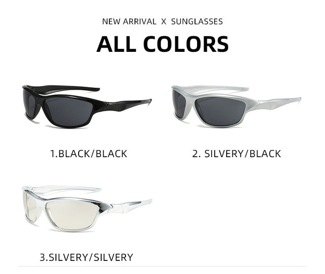 3-Pack Retro Oval Sports Sunglasses – product detail