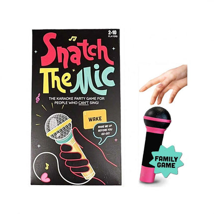 Snatch The Mic Music-Party Game - High-Energy Family & Social Interactive Game for All Ages