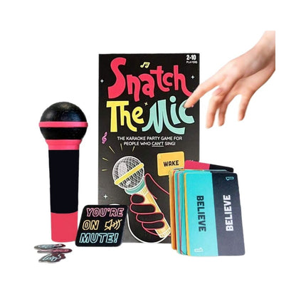 Snatch The Mic Music-Party Game - High-Energy Family & Social Interactive Game for All Ages