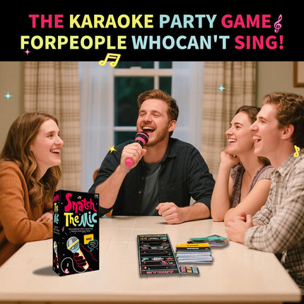 Snatch The Mic Music-Party Game - High-Energy Family & Social Interactive Game for All Ages