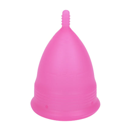 2PCS Reusable Medical Grade Silicone Menstrual Cup(L Size) & 2PCS Matching Sterilizer Box - Microwave Safe Disinfector Case, Heat Resistant 130°C (Pink Set)
