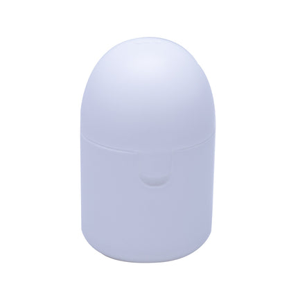 2PCS Reusable Medical Grade Silicone Menstrual Cup(L Size) & 2PCS Matching Sterilizer Box - Microwave Safe Disinfector Case, Heat Resistant 130°C (White Set)