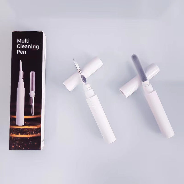 3-In-1 White Bluetooth Earbuds Cleaning Pen (2-Pack)
