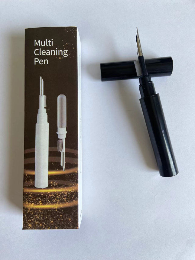 3-In-1 Black Bluetooth Earbuds Cleaning Pen (2-Pack)
