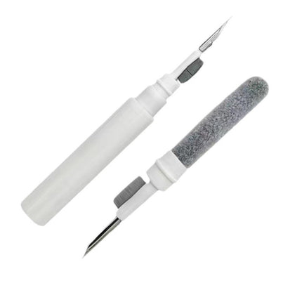 3-in-1 Black Bluetooth Earbuds Cleaning Pen (2-Pack) - Soft Brush & Metal Tip for Deep Crevice Cleaning