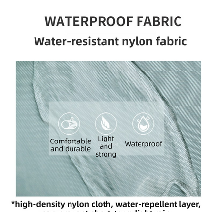 Black Versatile Nylon Multi-Pocket Crossbody Bag - Lightweight Casual Travel Purse, Waterproof Horizontal Square Design