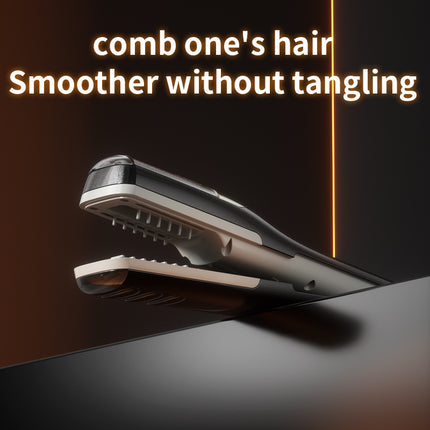 Pink Cordless Automatic Split End Hair Trimmer - High-Speed Double-Sided Blade, Visible Trimming Window & Large Opening