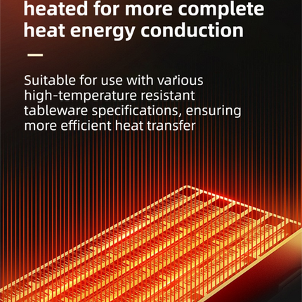 Blue 65x38CM Roll-Up Food Warming Silicone Mat with Precise Temprature Control & 240W High Power - Waterproof and Oilproof Thermal Table Pad