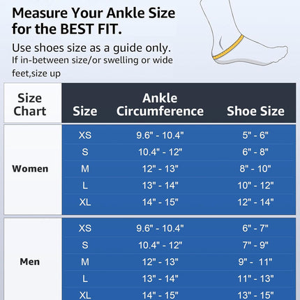 M Size Black Triple-Layer Compression Ankle Brace With Adjustable Lace-Up - Breathable Sprain Prevention Sleeve