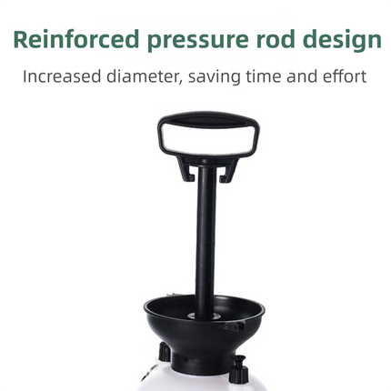 5L Professional Shoulder-Strap Pressure Sprayer with Fiberglass Wand  - Multi-Purpose Manual Pump Mister for Garden & Car Wash