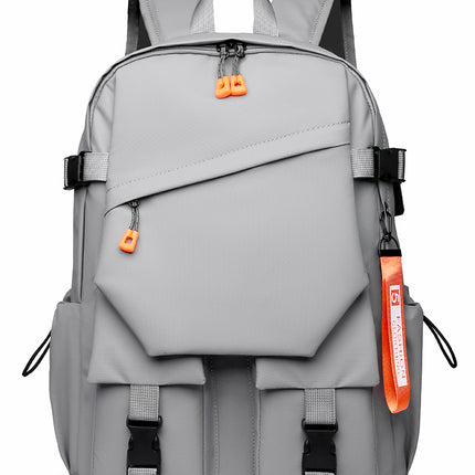 Grey Professional Business and Travel Backpack | Large Capacity 15.6 Inch Laptop Compartment | Water-Resistant Functional Design