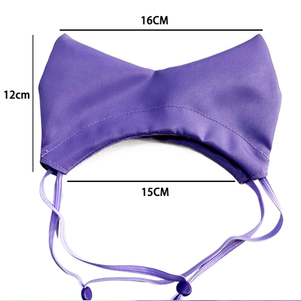 Pink Professional 2-Piece Adjustable Waterproof Pet Shower Cap | Ear Protection for Cats and Dogs | Bathing and Swimming Accessory