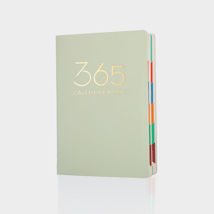 Green 2026 Daily Planner & 365 Days Calendar Book | Professional Time Management Organizer | Work Efficiency Handbook 190x160mm