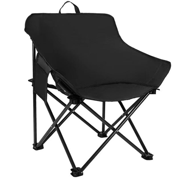 Black Outdoor Folding Camping Chair