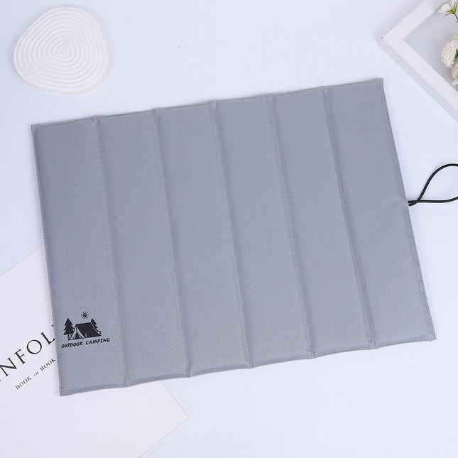 3 PCS Grey Portable Outdoor Folding Seat Cushion