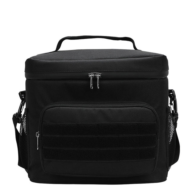Black Tactical Insulated Camouflage Lunch Bag Large Capacity Waterproof Oxford Cooler Portable Thermal Meal