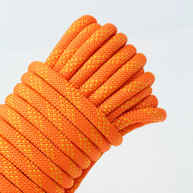 Orange 10mm Double Hook Climbing Rope Set