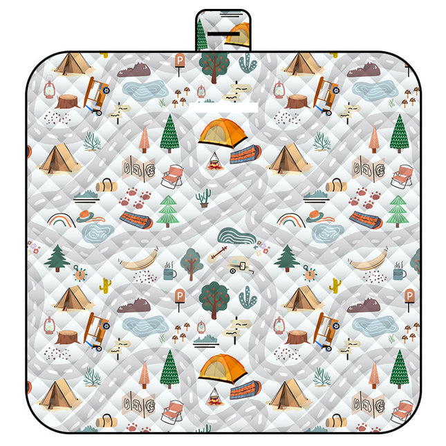 Maze Adventure Thick Waterproof Foldable Picnic Mat