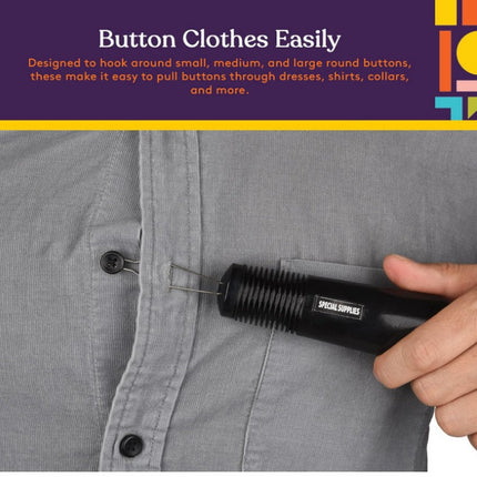 2 Pcs Black Dressing Aid Tool Button & Zipper Assistant for Elderly and People with Limited Mobility – product features
