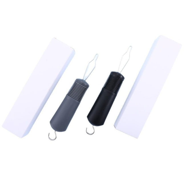 2 Pcs (Black and Grey) Dressing Aid Tool Button & Zipper Assistant for Elderly and People with Limited