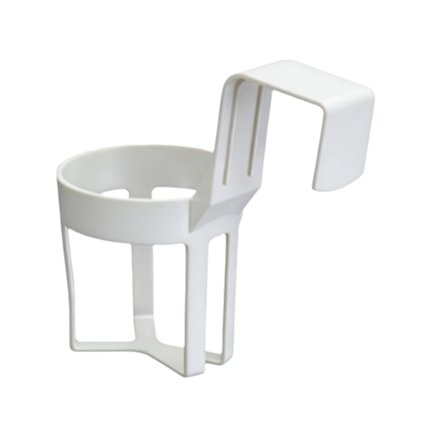 White Car Cup Holder – Universal Vehicle Drink Organizer, Portable Beverage Rack (Set of 4)